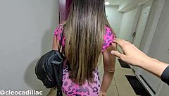cleo cadillac chased by a fan and ended up fucking raw in tight pussy 🔥