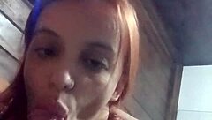 hey, check out this gentle blowjob where she's sucking that cock with real care!