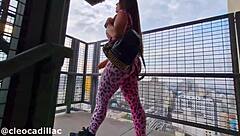 cleo cadillac chased by a fan and ended up fucking raw in tight pussy 🔥