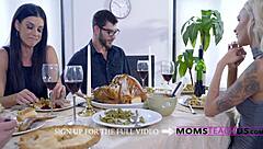 Stepson caught filling her up - what will mother-in-law say?