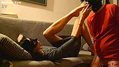 I feel so dominant teasing your nipples as your femdom mistress while you're locked in chastity as my slave.