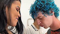 Naughty Client Teased Until Brazilians Fucked Pussy And Asshole