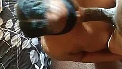 i feel so thrilled and overwhelmed taking that monster big black cock for an intense facial