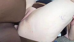 I left my panties by the door, now this perverted stranger with huge cock follows me home for creampie action 😏