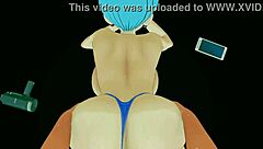 bulma gives you instructions on how to masturbate joi style with her guidance