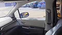 I left my panties by the door, now this perverted stranger with huge cock follows me home for creampie action 😏