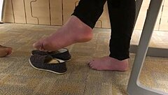 Hidden fetish capture of candid feet!