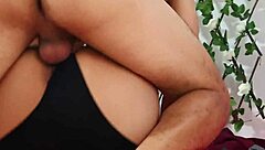 In this homemade Canadian student roleplay, the curvy Latina in cosplay lingerie gets dominated by her muscular neighbor. Things heat up with ass shaking until the actor surprisingly throws his phone.