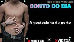 A gostosinha de porto teases with amateur moves