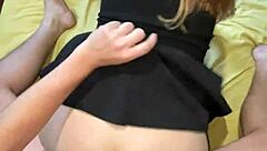 College Girl Bent Over