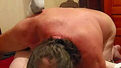 i stretched my ass n pussy with a big dildo and licked it hard after way too much to drink.