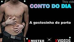 A gostosinha de porto teases with amateur moves