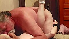 i stretched my ass n pussy with a big dildo and licked it hard after way too much to drink.