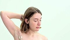 I love watching Sweet carefully shaving herself smooth and getting all sexy