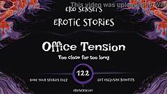 office tension builds in this erotic audio for women, don't you feel it rising at work?