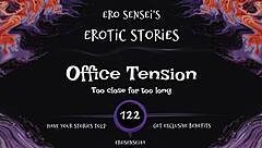 office tension builds in this erotic audio for women, don't you feel it rising at work?
