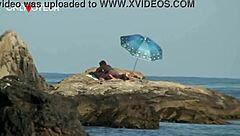 Nude beach photoshoot turns into hardcore sex under the sun!