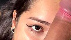 oh yeah, i'm your cute submissive girlfriend here to give you this deep sloppy blowjob on that big dick with lots of gagging and choking