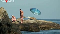 Nude beach photoshoot turns into hardcore sex under the sun!