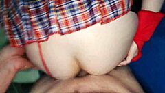 Amateur Latina Milf Takes Huge Cock in Intense Anal Doggystyle Creampie