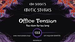 office tension builds in this erotic audio for women, don't you feel it rising at work?