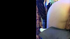 The amateur redhead hotwife steffi brown dances with her slit pussy exposed in a homemade video.