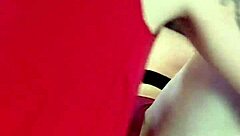 The horny wife got fisted on the kitchen counter while her husband watched in the homemade video.