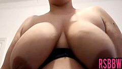 i feel so aroused spraying milk from my huge lactating tits while being a bbw wife