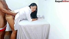 Nurse And Esthetician Observe Patient's Erection!