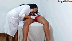 Nurse And Esthetician Observe Patient's Erection!