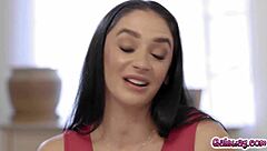 mckenzie lee and sheena ryder start flirting casually together