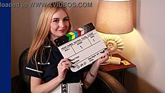 this chubby british teen tries ass to mouth with her big butt plug first time