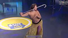 i get so turned on doing a sexy dance with my big boobs as a mallu aunty