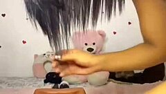 Hey cutie playing with her dildo so fun 😏