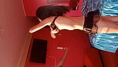 Will Candyboon in sexy police costume get pounded doggystyle on Halloween by horny Peruvian prostitute?