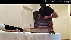 a petite latina milf in stockings and heels finds herself tied up in an intimate encounter