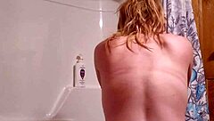 Here I am getting ready for a refreshing shower outdoors. New stuff captures the moment perfectly.