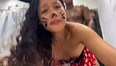 Hey, Minnie Mouse craved some cheese but switched to fun vibes on Halloween instead