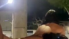 this brazilian blonde amateur was out on the street playing around. he really loves sucking on some ass in his crossdressing adventures.