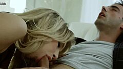 Hey, he just can't stop thinking about Carmen Caliente's blonde blowjob and doggystyle riding all day.