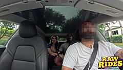 Hey, see this brunette cutie cosplaying as Chun-Li fuck a BBC and get a facial in Uber to Comic Con