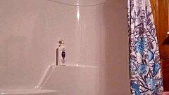 Here I am getting ready for a refreshing shower outdoors. New stuff captures the moment perfectly.