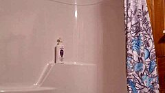 Here I am getting ready for a refreshing shower outdoors. New stuff captures the moment perfectly.