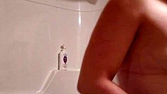 Here I am getting ready for a refreshing shower outdoors. New stuff captures the moment perfectly.