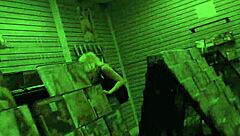 Slut Strokes Black Cock Through Gloryhole Until Facial Cumshot Covers Her In Interracial Handjob Action