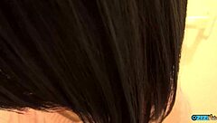 So this sneaky trip to the bathroom with the petite Asian brunette turned into her deepthroating my cock until I came in her mouth.