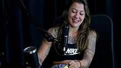 Oruan isn't her type, she's kissed famous people, started some fun in the nude, and wants to hook up with two bi guys - Flor de Damiana on Sheer Red.