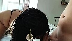 my step-aunt sneaks away from her husband to fuck me and take all my milk, hoping he doesn't discover us