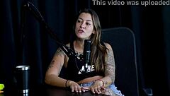 Oruan isn't her type, she's kissed famous people, started some fun in the nude, and wants to hook up with two bi guys - Flor de Damiana on Sheer Red.