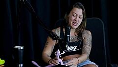 Oruan isn't her type, she's kissed famous people, started some fun in the nude, and wants to hook up with two bi guys - Flor de Damiana on Sheer Red.